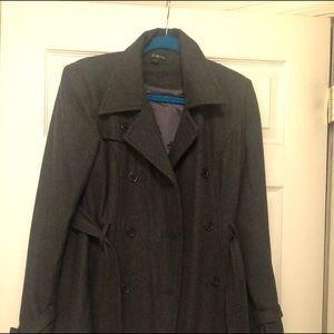 Grey pea coat